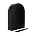 Accent Shelf Black Natural Beige 18x6x26 5