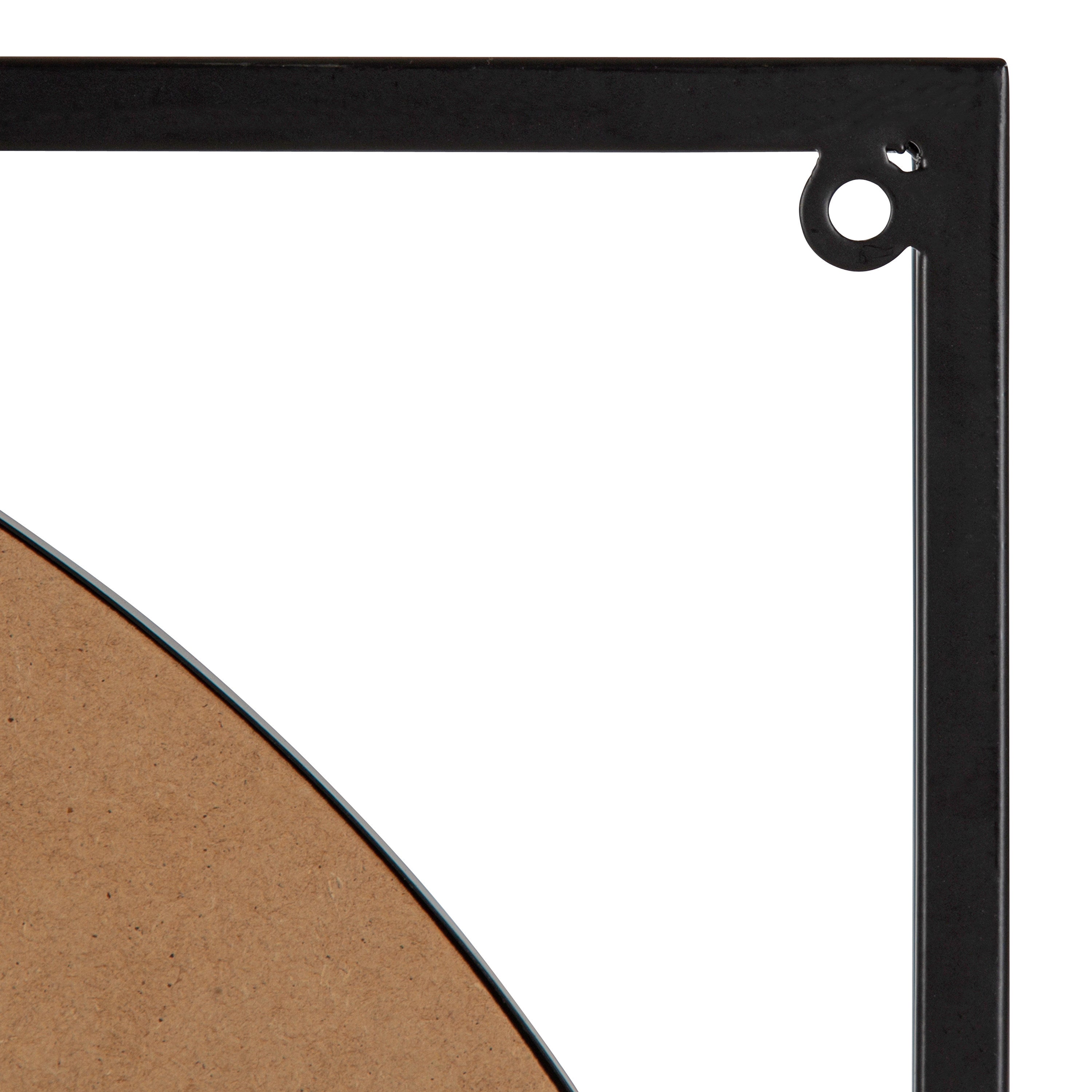 McCauley Decorative Metal Mirror with Shelf