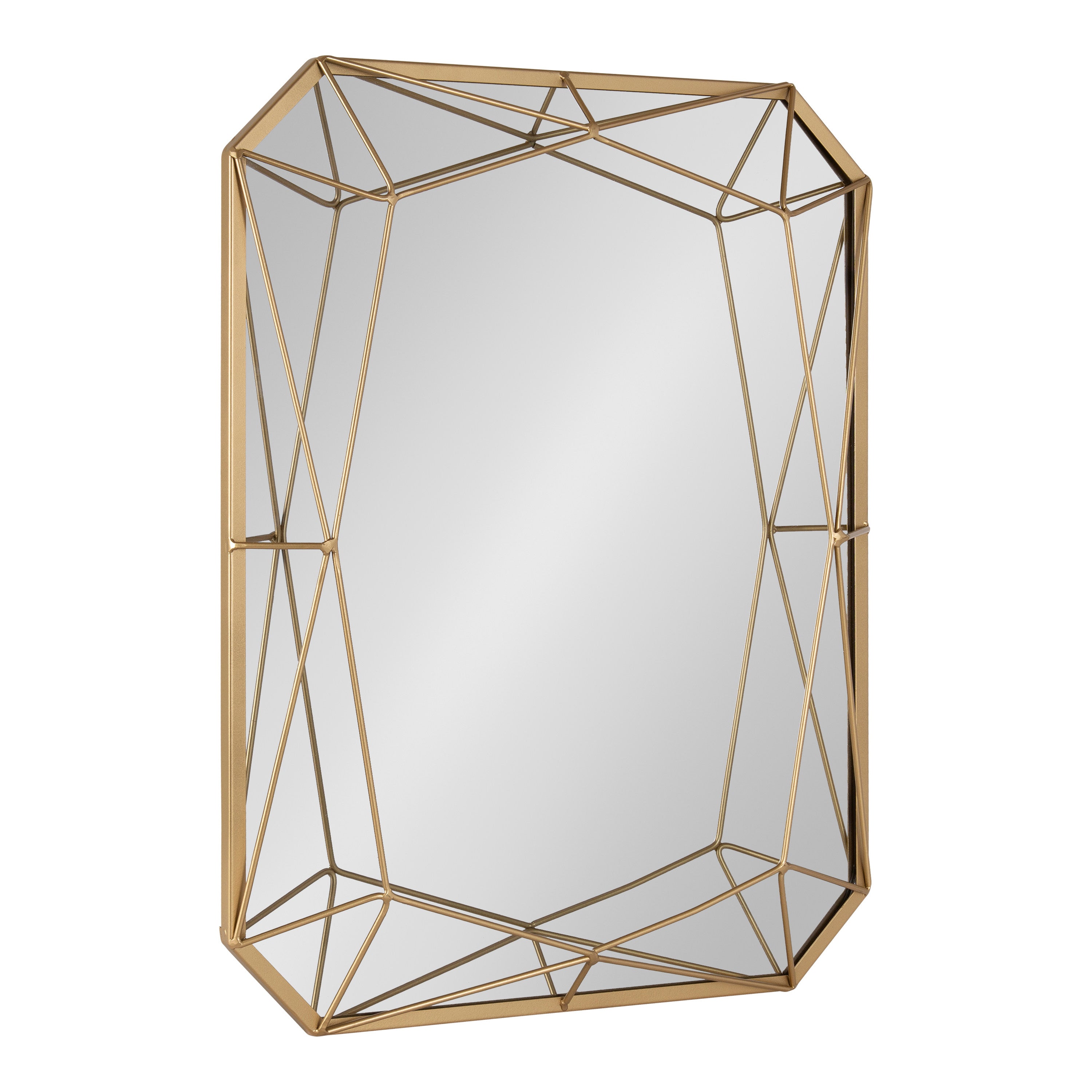 Keyleigh Rectangle Metal Accent Wall Mirror