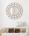 Decorative Mirror Bronze 28" Diameter 7