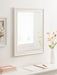 Rectangle Mirror White 22.5x28.5 6