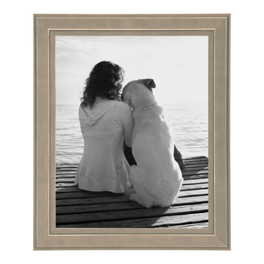 Tabletop Frame Distressed Gray 8x10 2