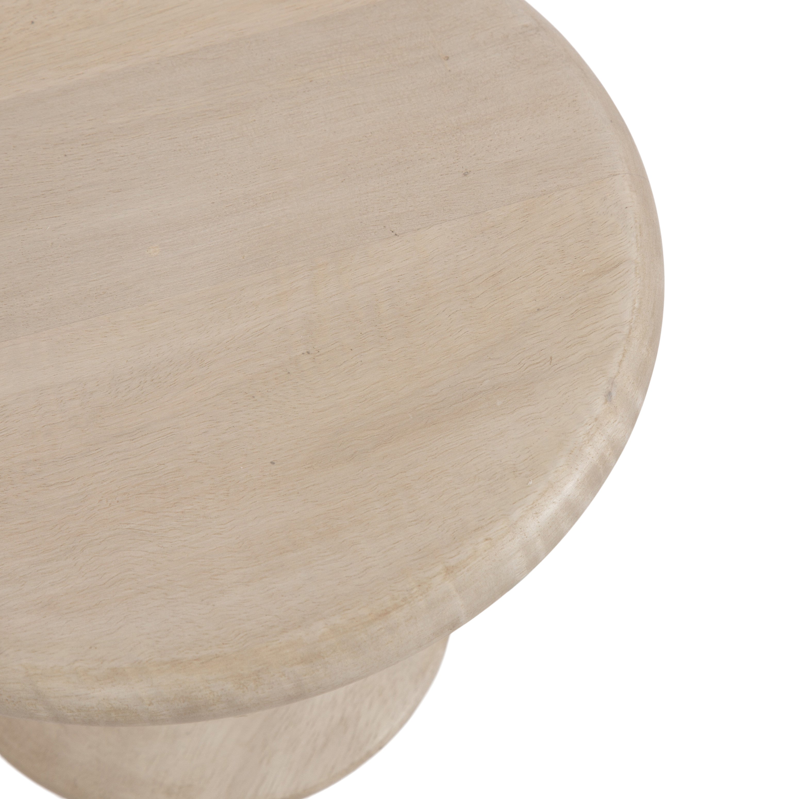 Drink Table White Natural 9x9x22 3