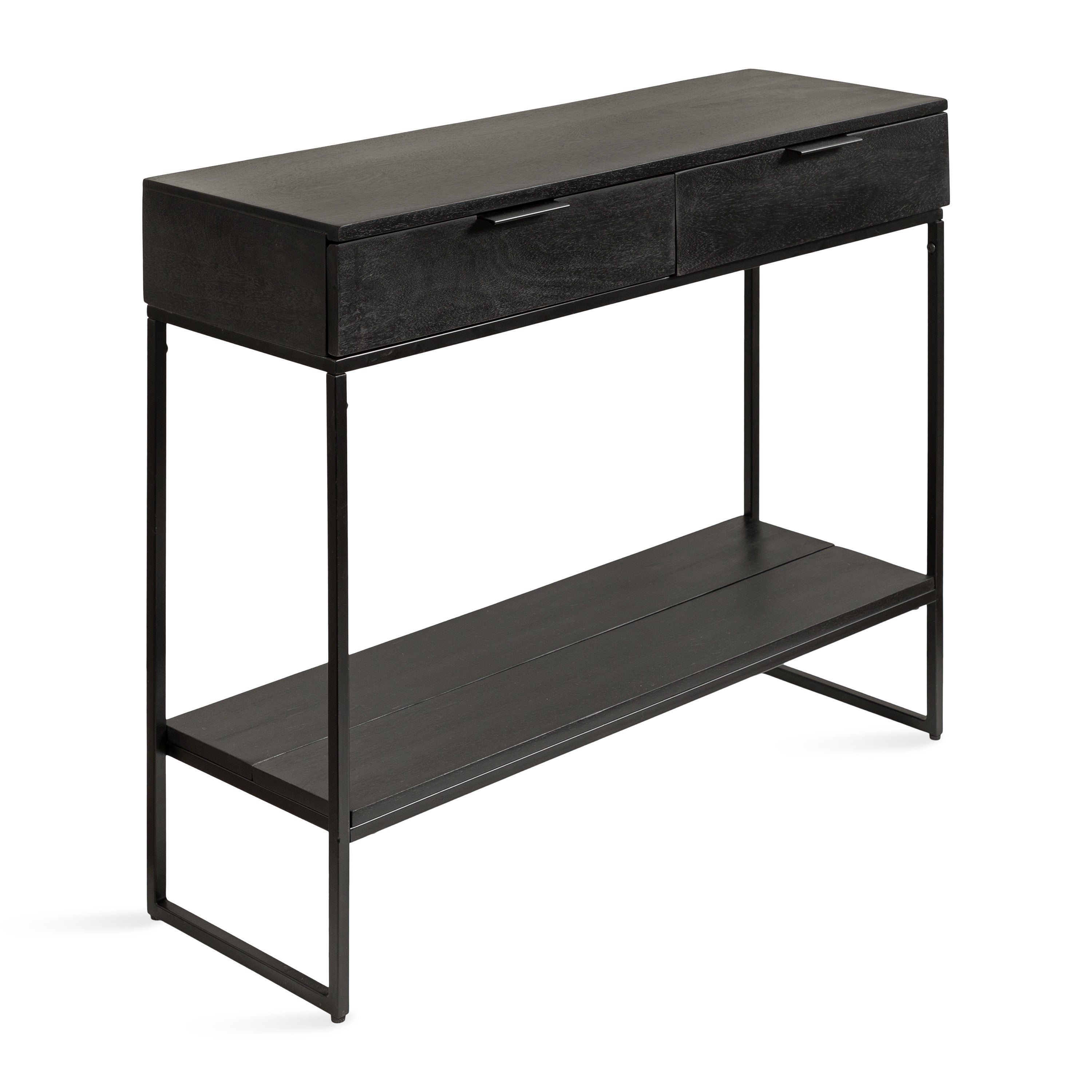Console Table Black 36x13x31 1