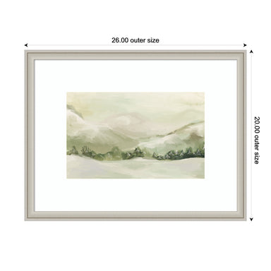 Framed Art Florence Silver 26x20 2