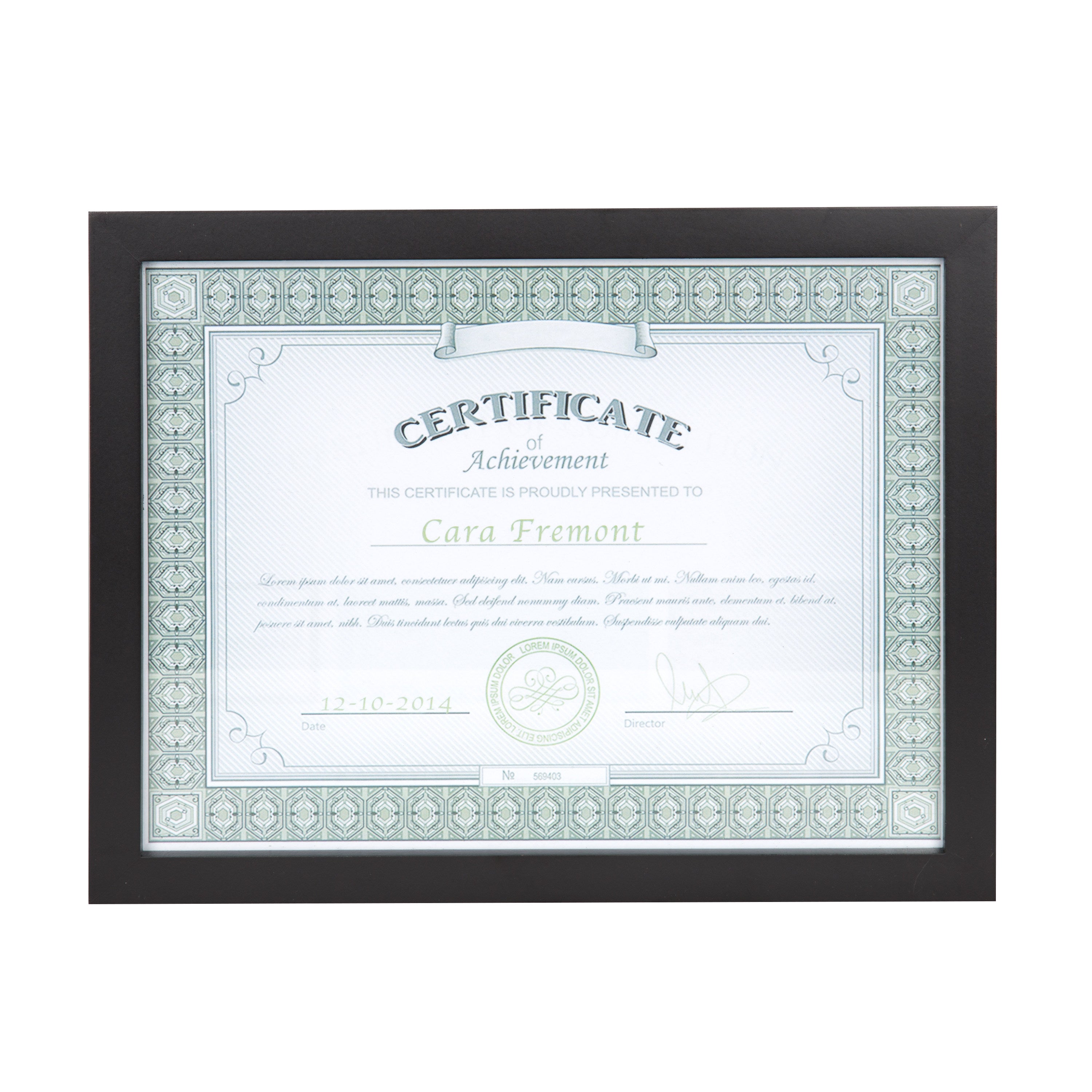 Gallery 8.5x11 Wood Document Frame, Set of 4