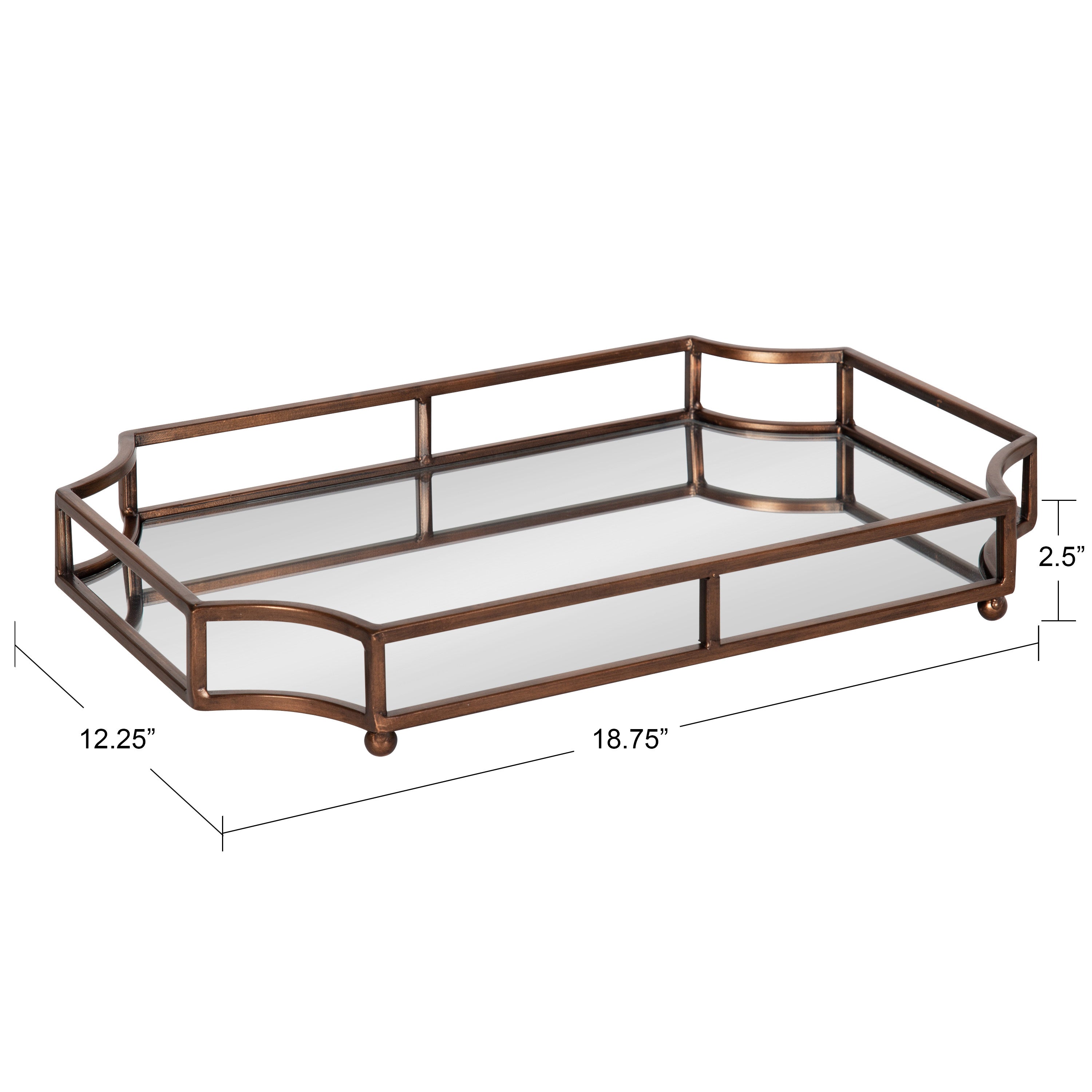 Single Tray Bronze 12x18 2