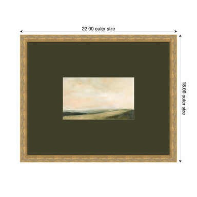 Framed Art 22x18 Mila Dark Gold 2