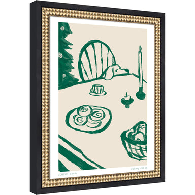 Mounted Canvas Castellan Black 13x16 1
