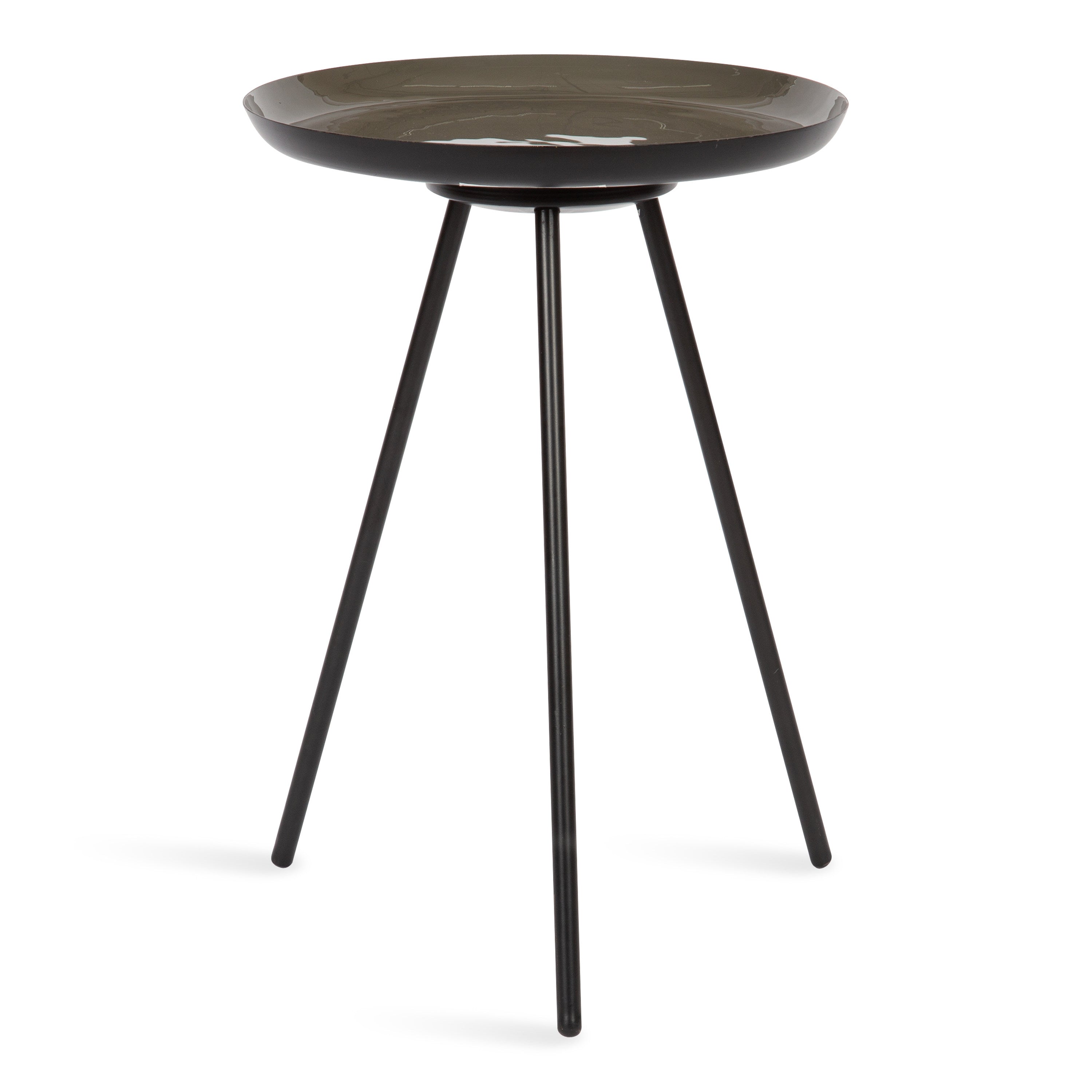 Side Table 15x15x22.5 Brown Black 3