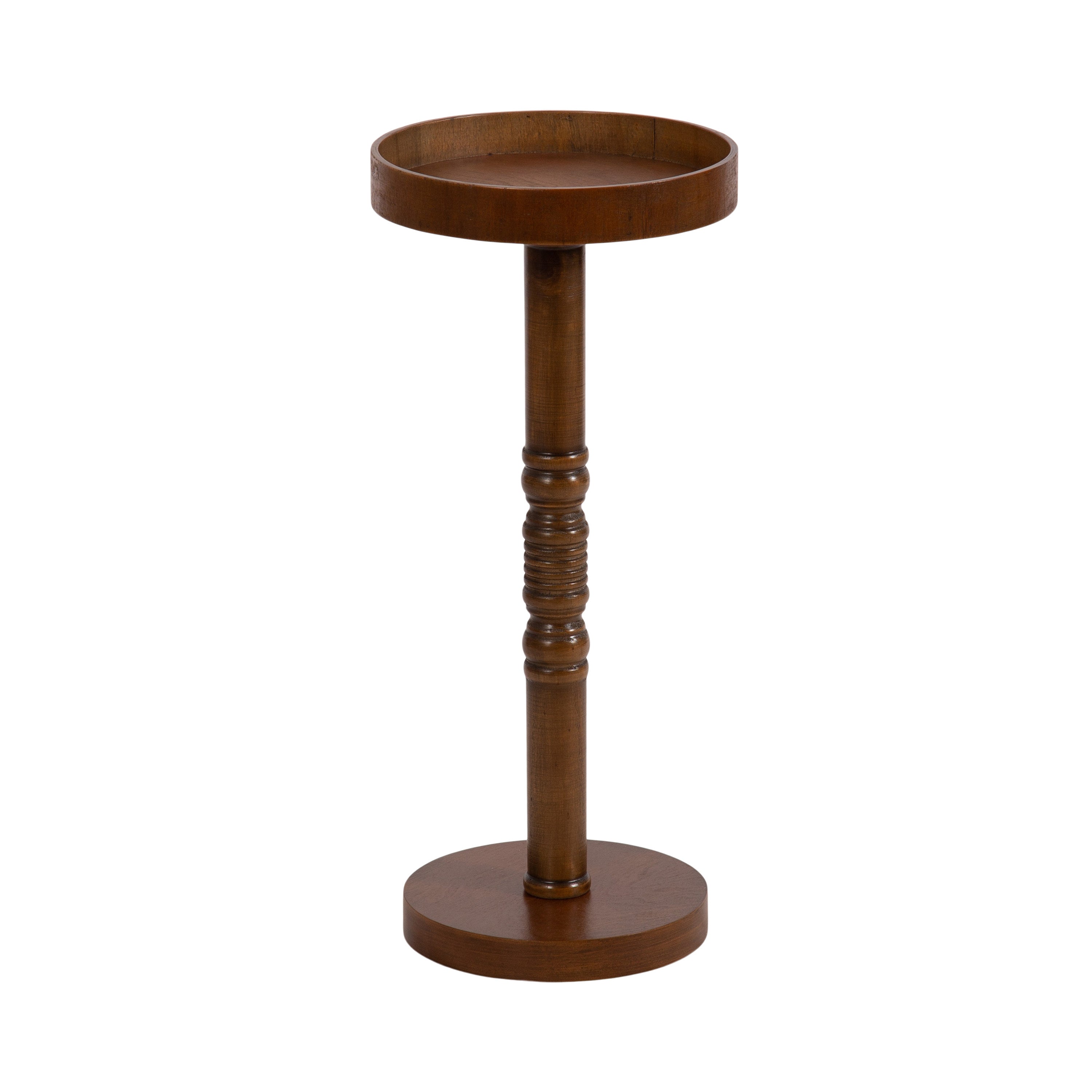 Drink Table Rustic Brown 10x10x22 1
