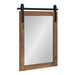 Rectangle Mirror Rustic Brown 18x26 1