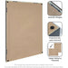 Dry Erase Board Florence Light Brown 14x38 4