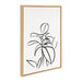 Framed Canvas Sylvie Natural 23x33 2