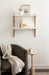 Accent Shelf White Gold 24x8x24 7
