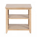 Side Table Natural Beige 23x18x24 5