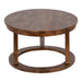 Coffee Table Walnut Brown 26x26x16 4