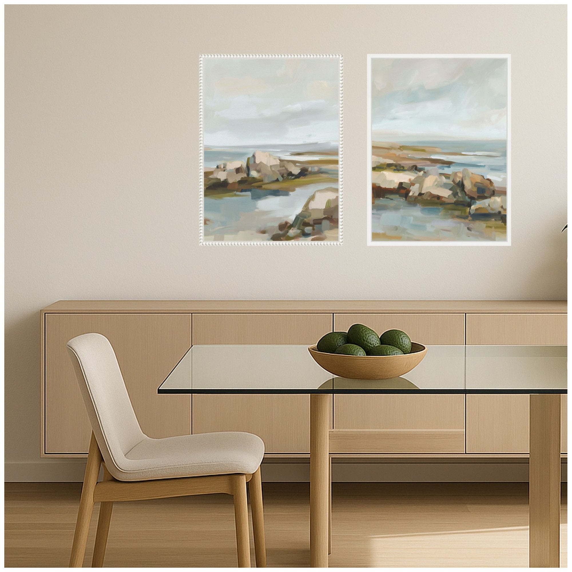Art Set 2 Piece Set 18x24 Sylvie White 7