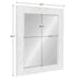 Rectangle Mirror White 24x30 5