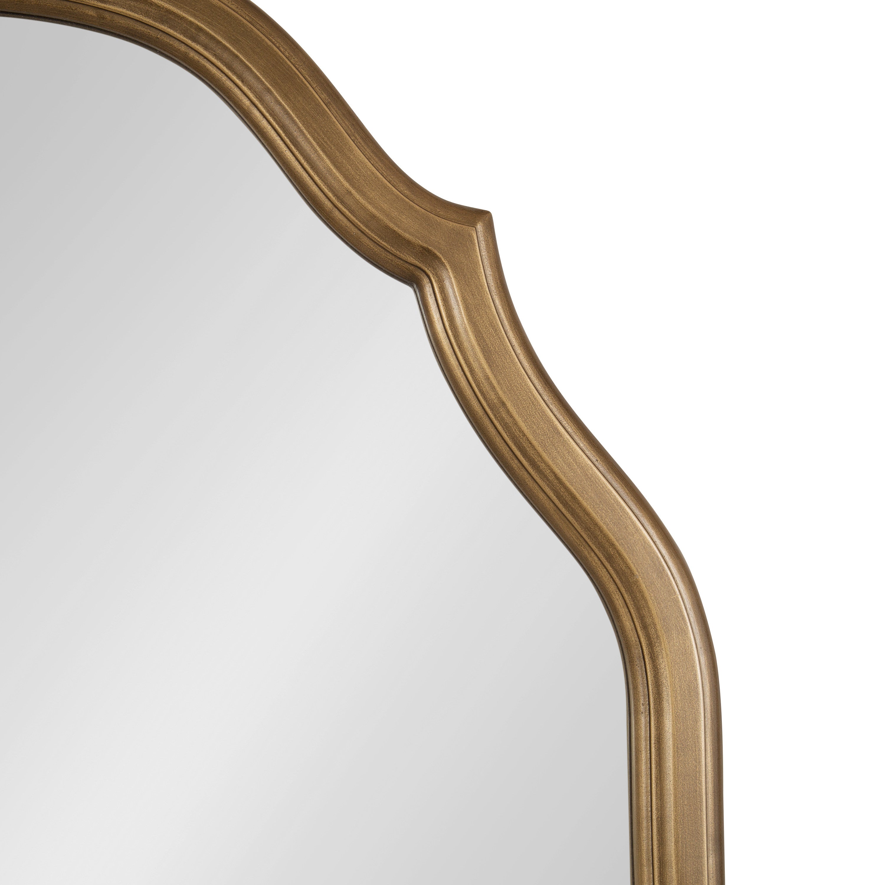 Scallop Mirror Gold 27x37 3