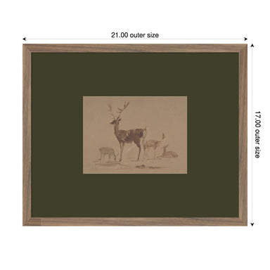 Framed Art Svelte Walnut 21x17 2