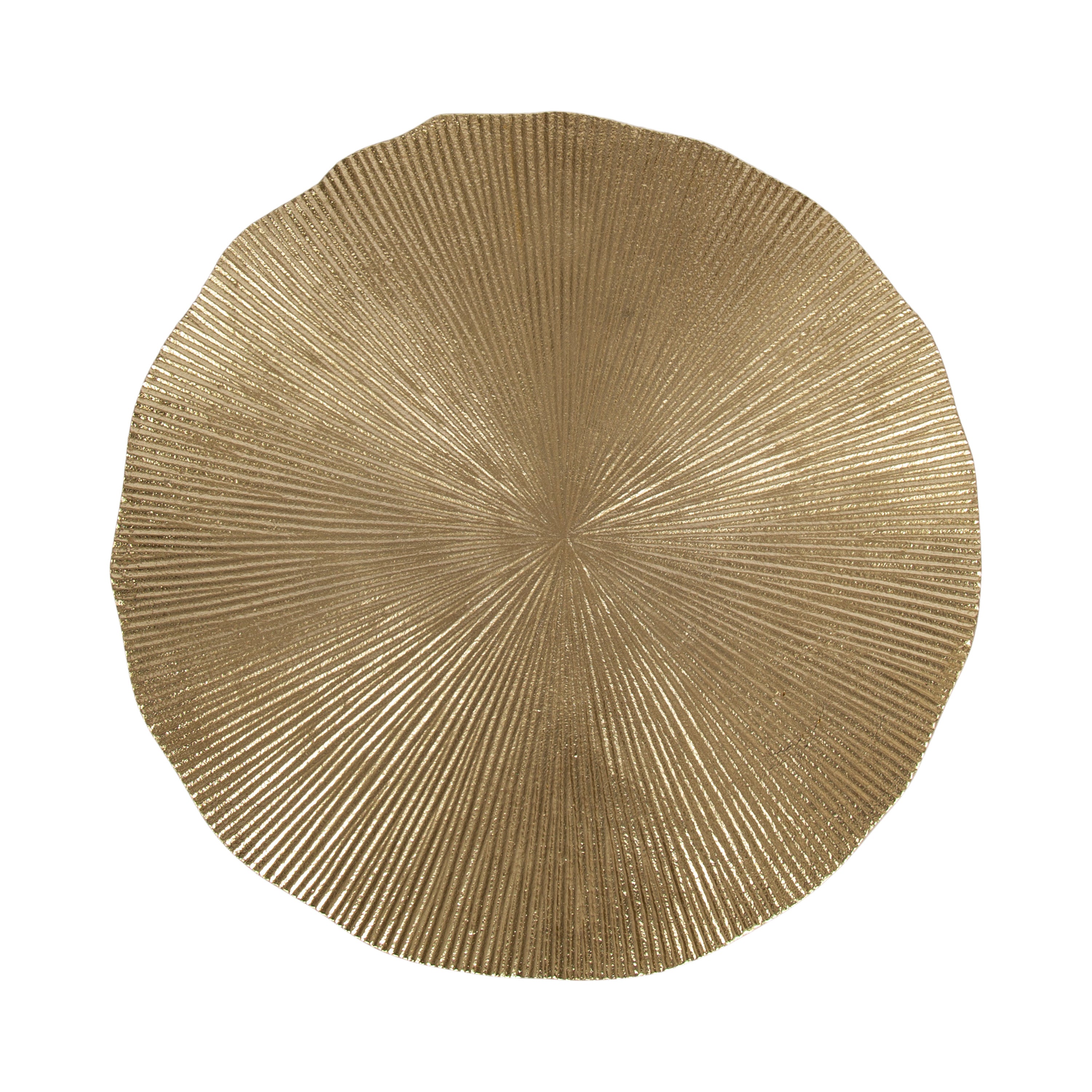 Serving Tray Gold 10" diameter 4