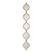 Irregular Mirror 7x42 Gold 1