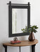 Rectangle Mirror Black 22x30 6
