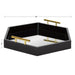 Single Tray Black Mirror 18x18 2