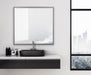 Square Mirror Black 28.75x28.75 7