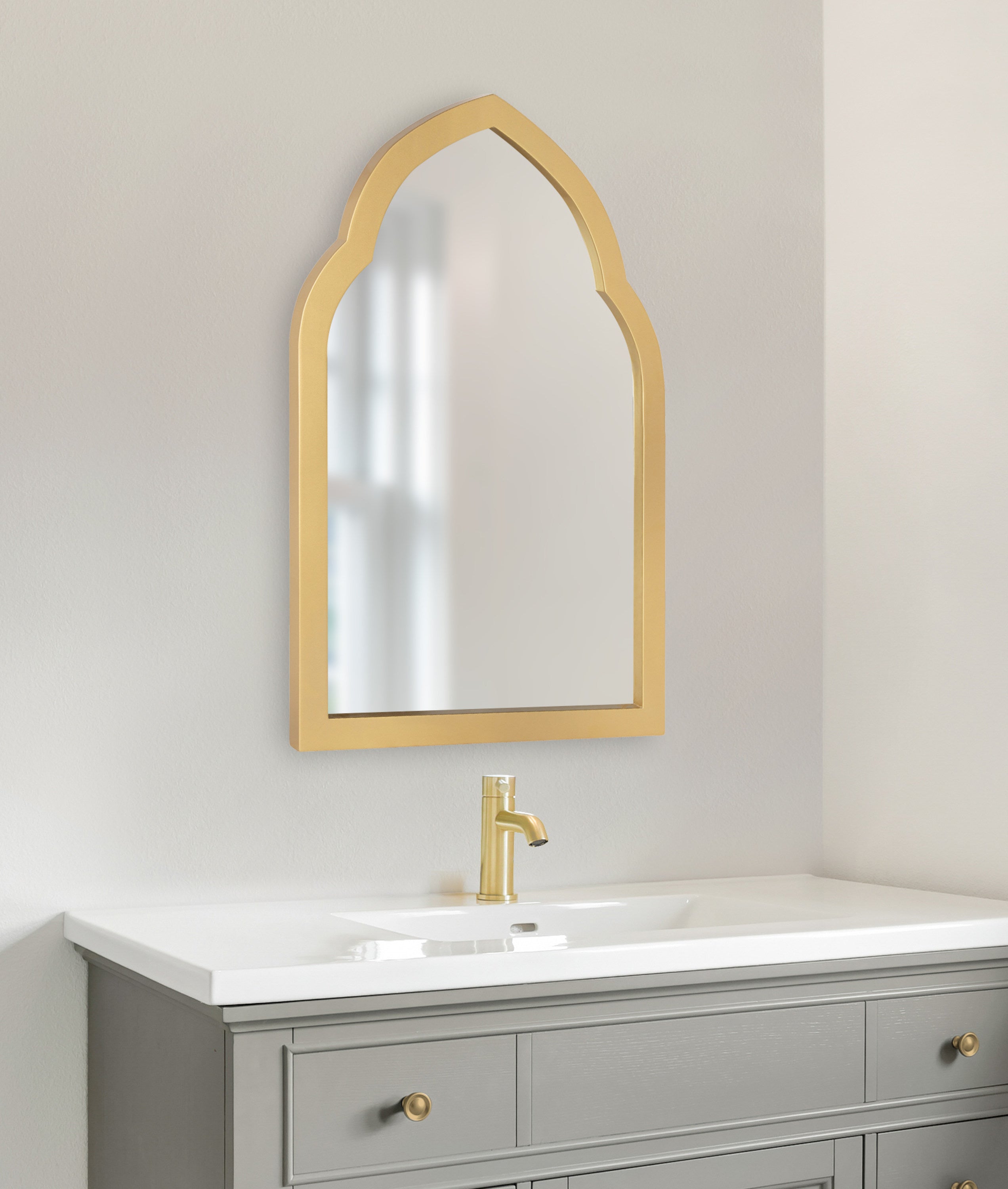 Arch Mirror Gold 20x30 5