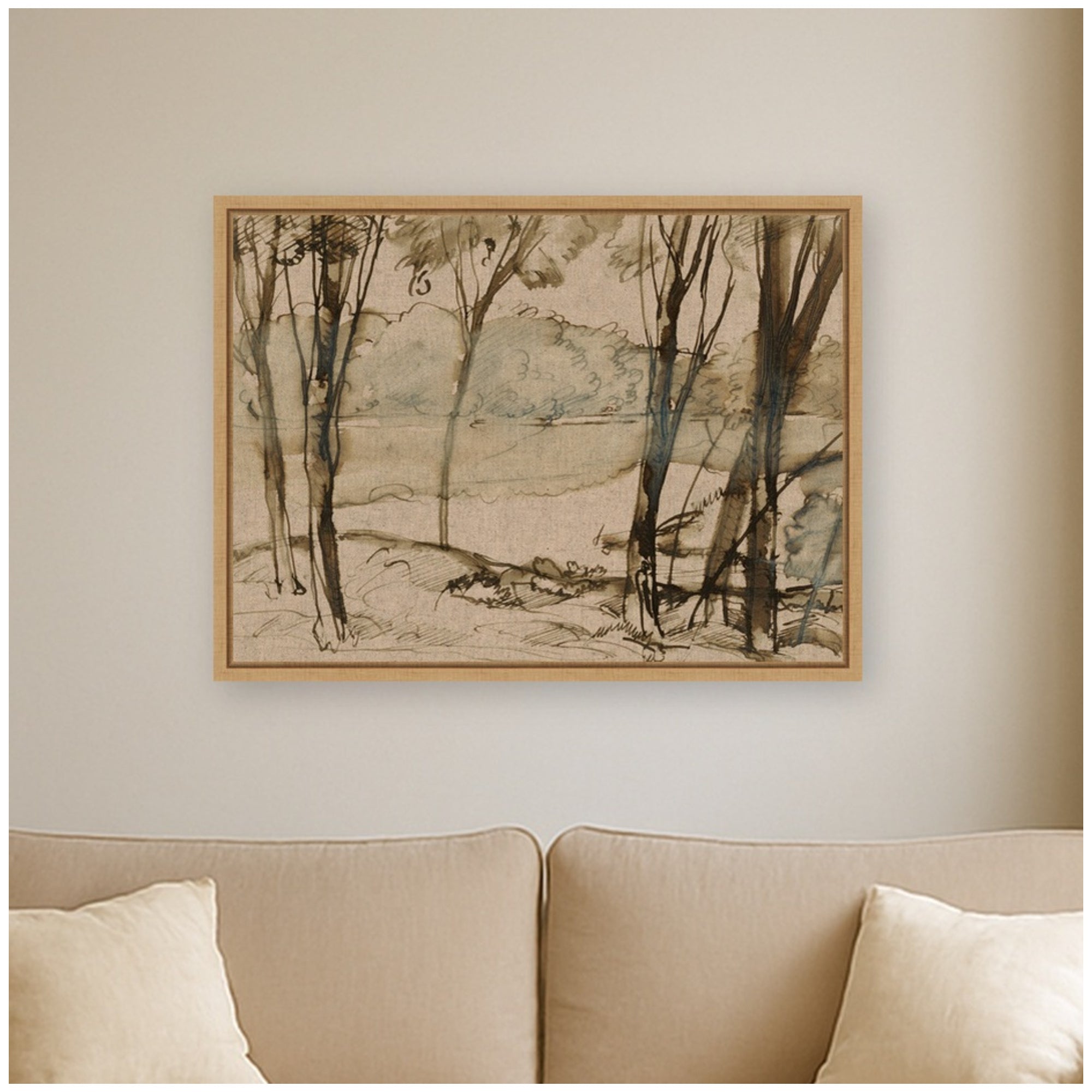 Framed Canvas 24x18 Sylvie Natural 7