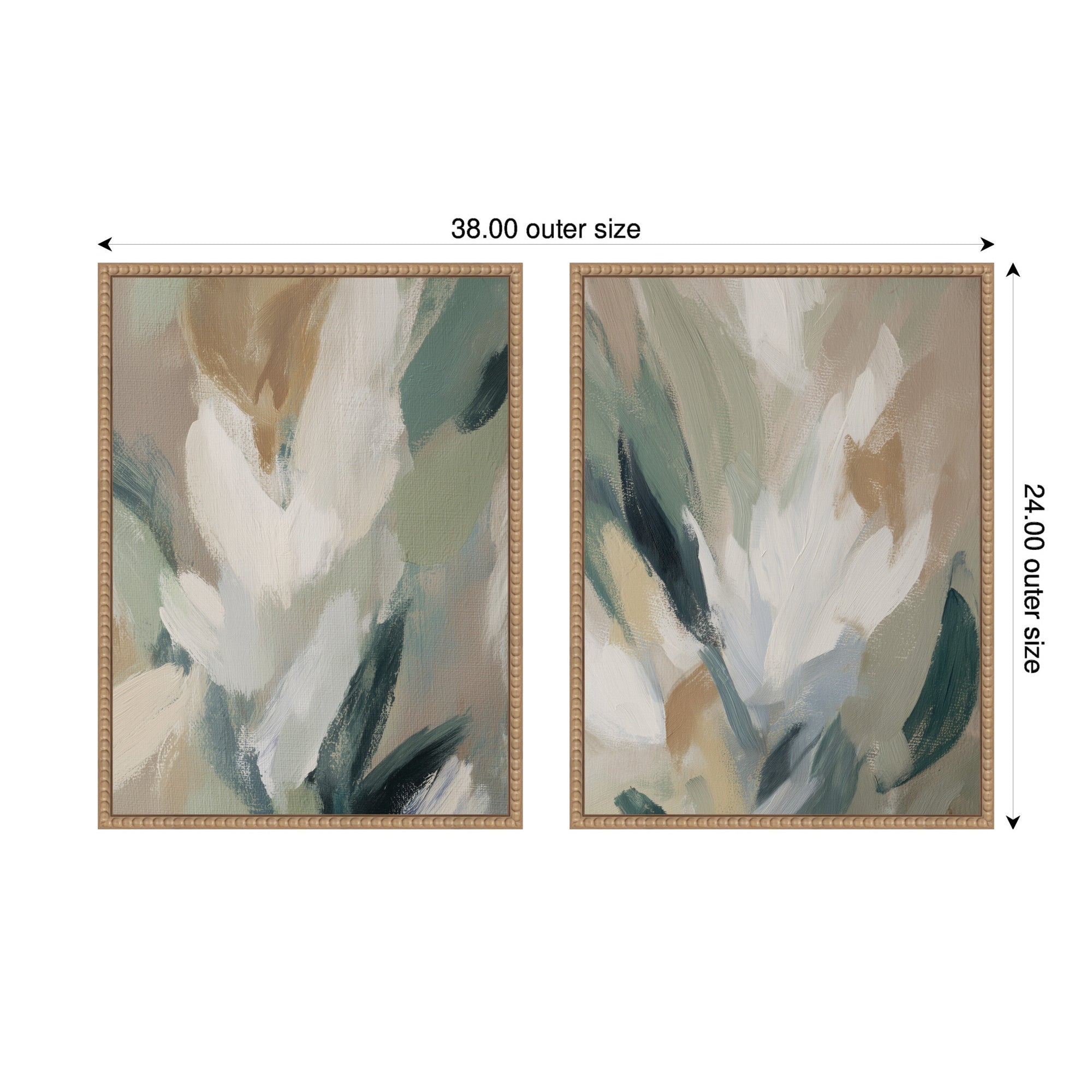 Plant Form No. 1 & No. 2 2 Piece Framed Canvas Wall Art Set by Amy Lighthall