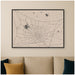 Framed Canvas 38x28 Sylvie Dark Gray 6