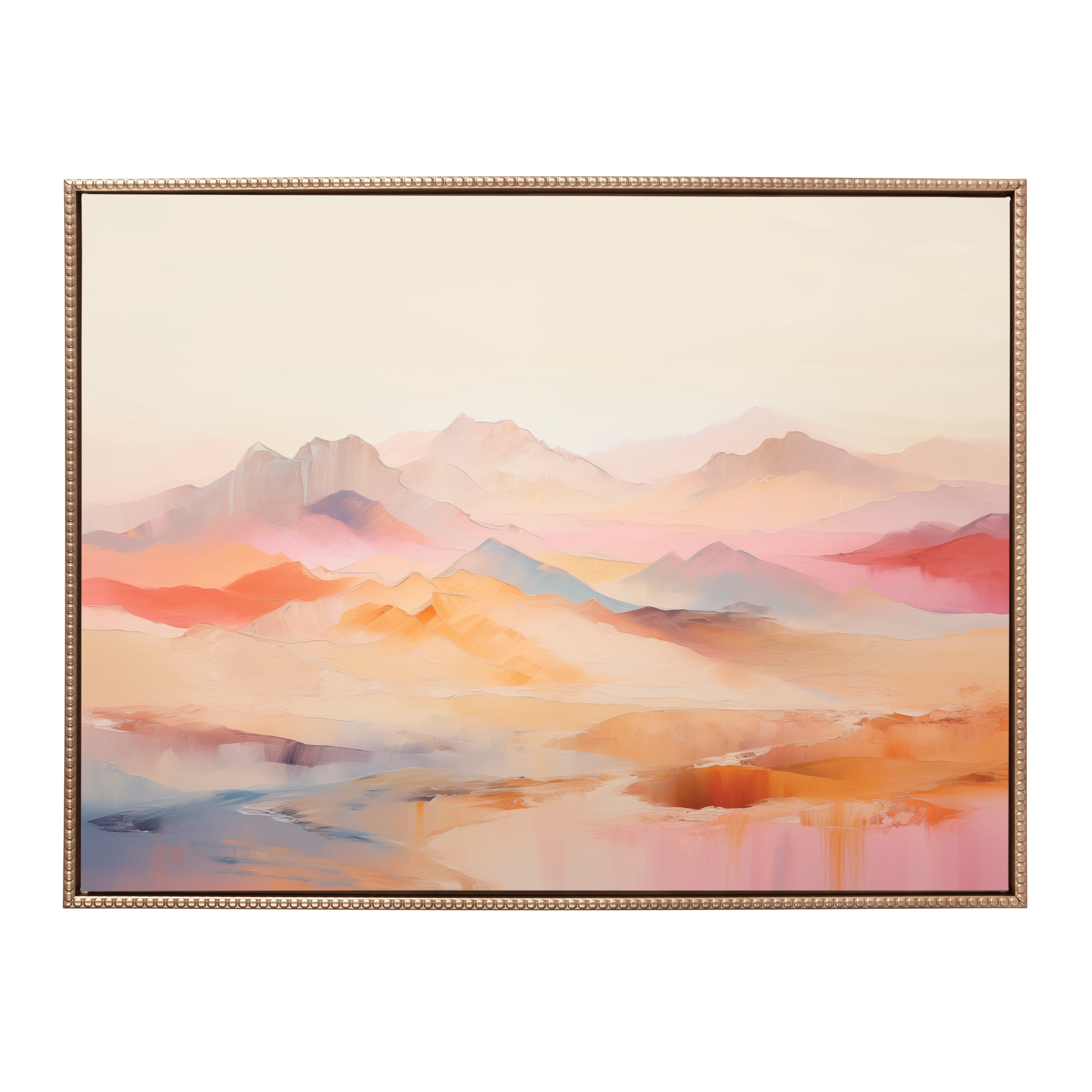 Framed Canvas 31.5x41.5 Sylvie Beaded Dark Gold 2