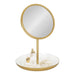 Tabletop Mirror White Gold 11x15 1