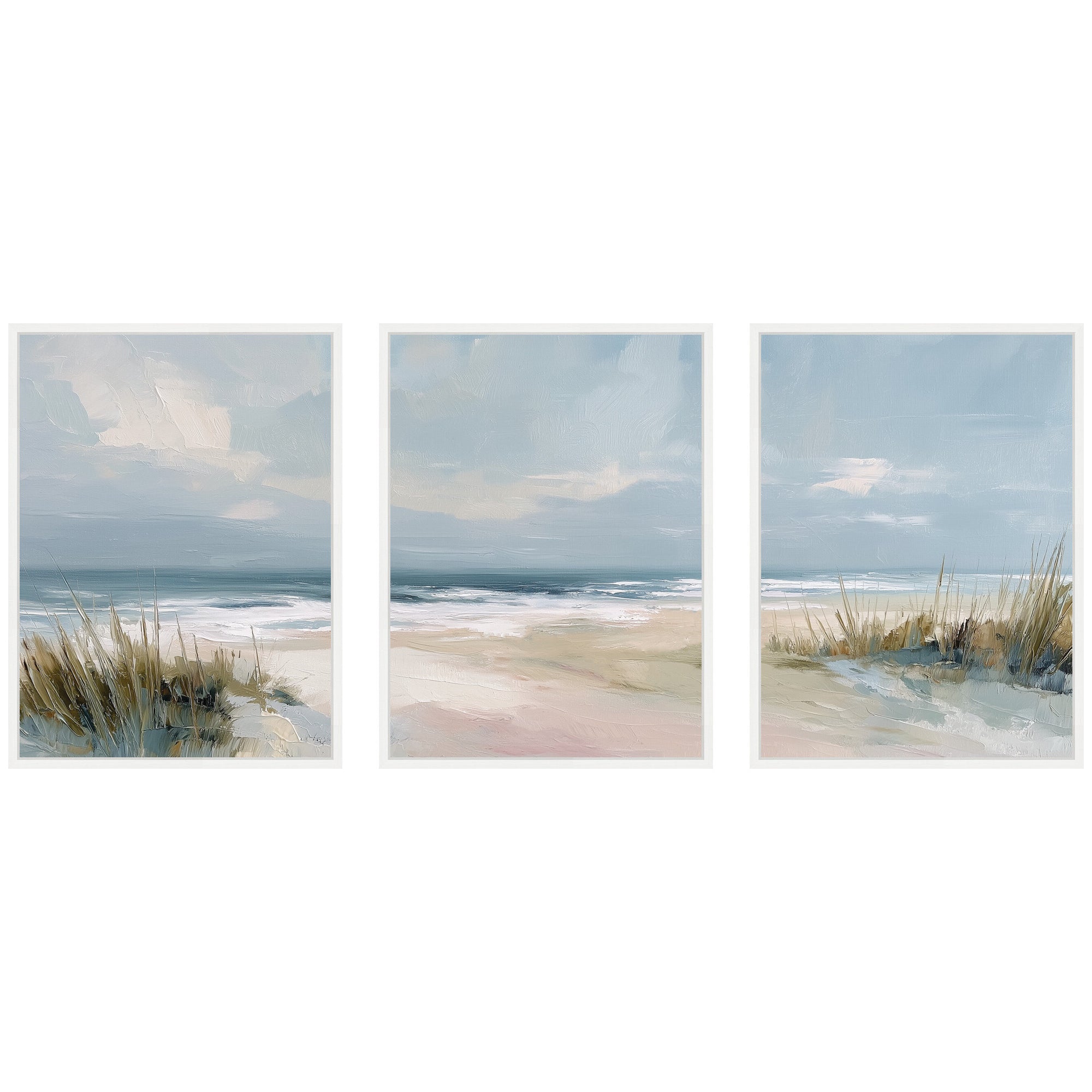 Art Set 3 Piece Set 18x24 Sylvie White 1