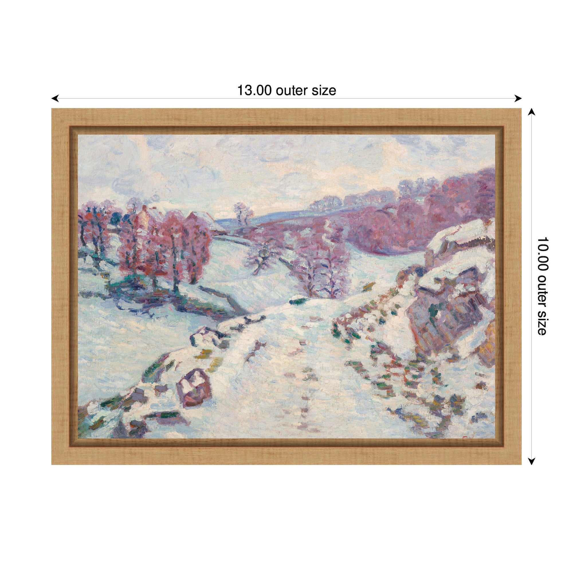 Framed Canvas Sylvie Natural 13x10 2
