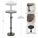 Drink Table Brown Black 10x10x30 2