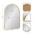 Arch Mirror Gold 20x28 5