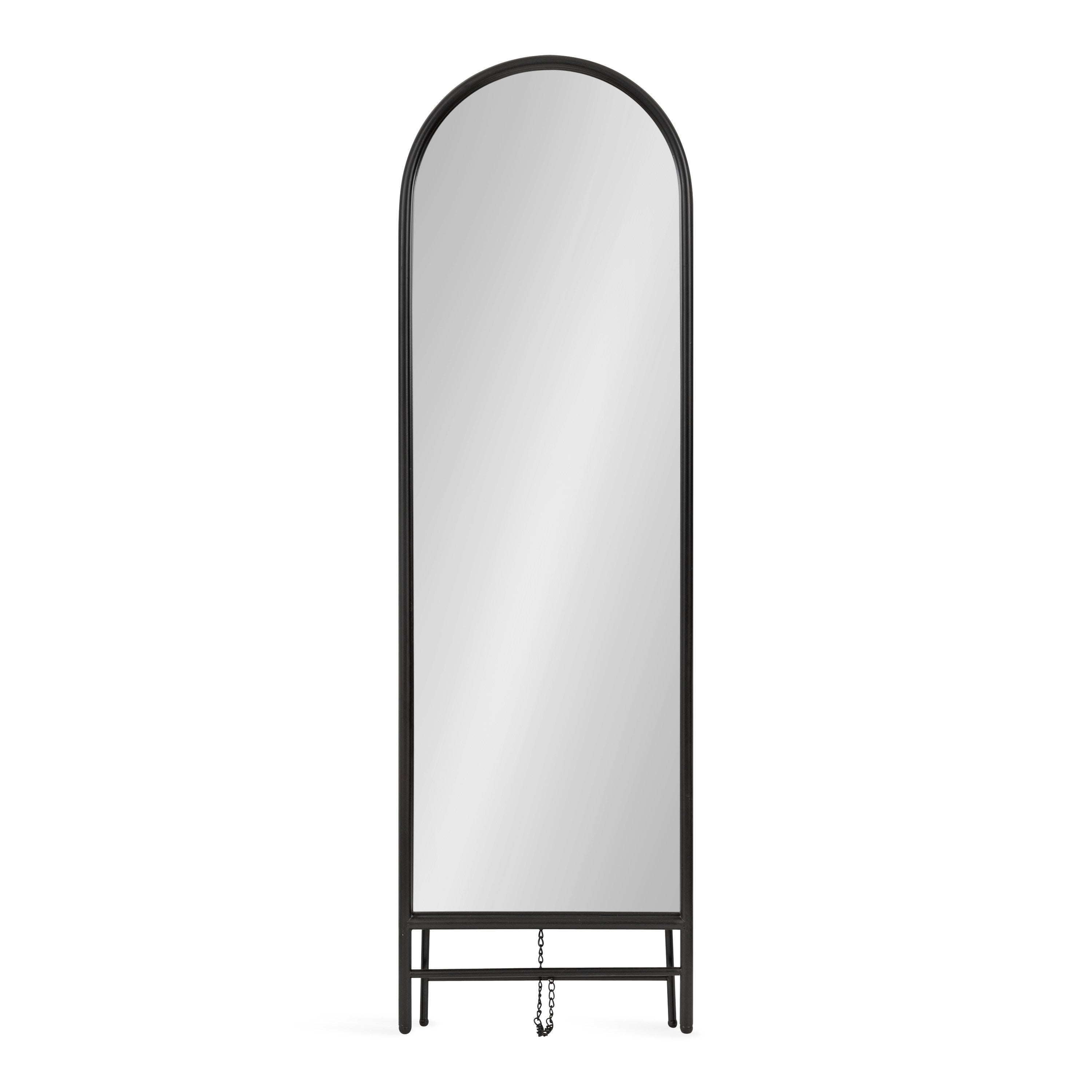 Freestanding Mirror Black 18x58 2