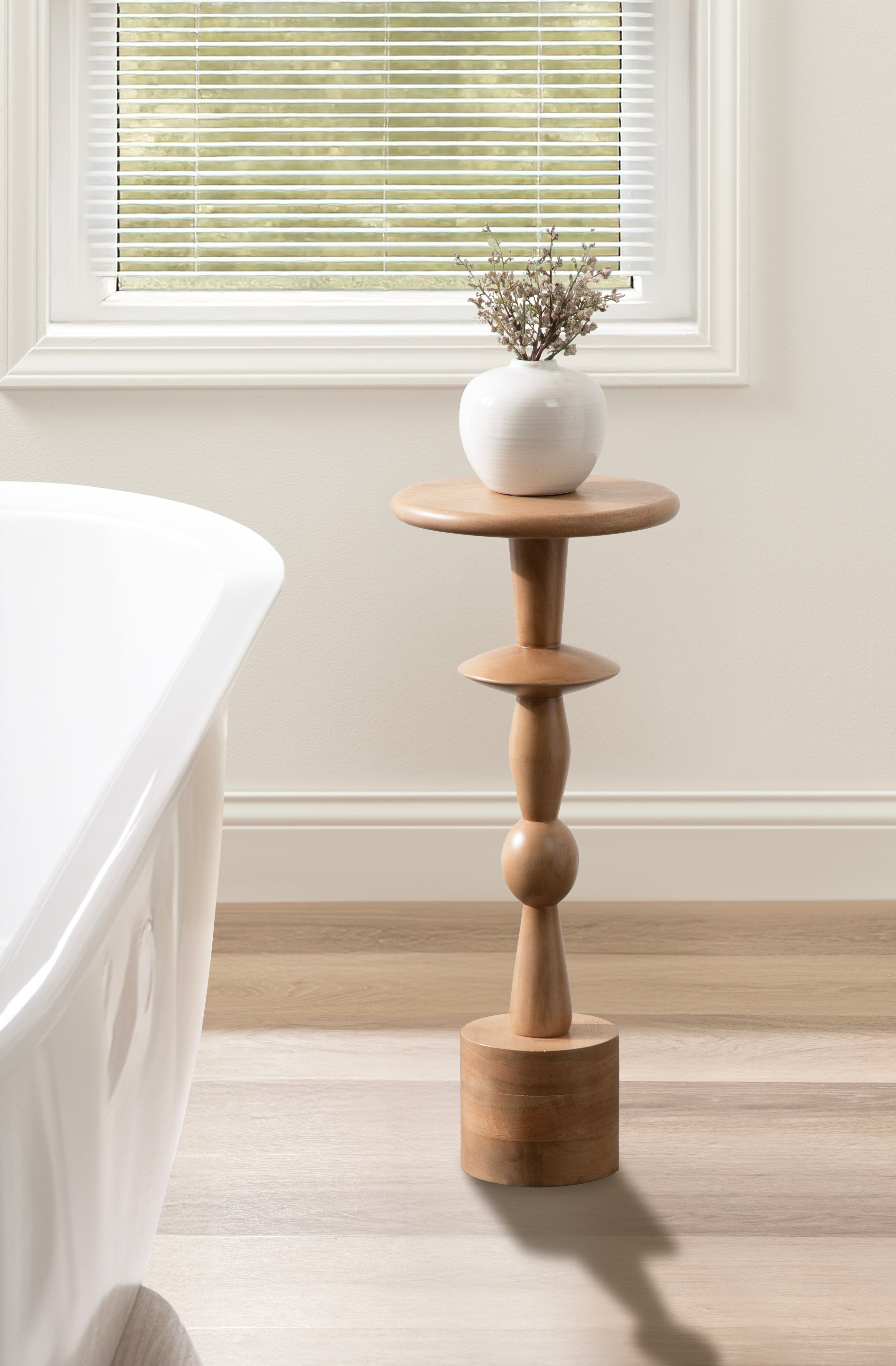 Drink Table Natural Biscuit 9x9x22 7