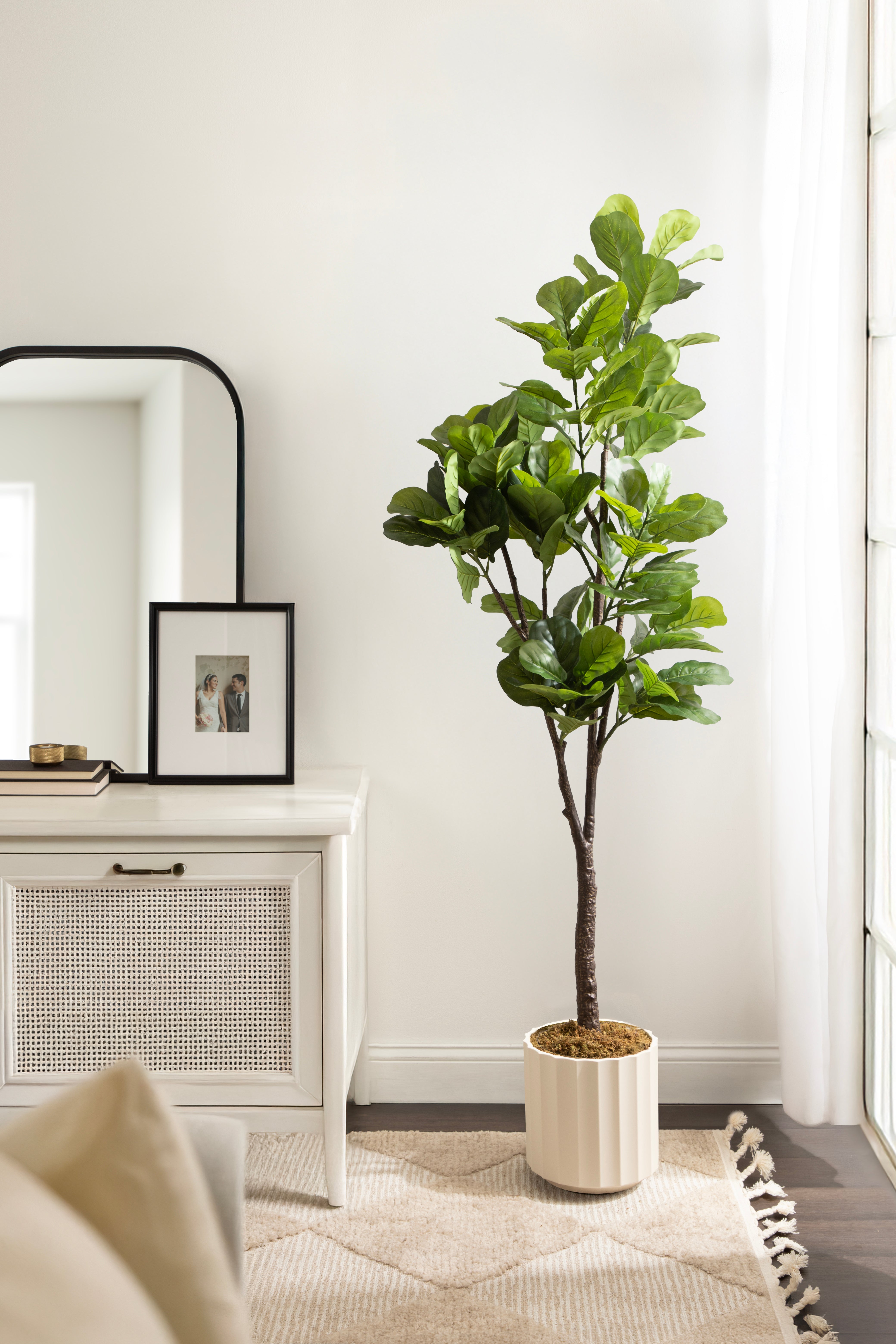 Faux Tree White 6' 7
