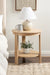 Side Table Natural Beige 22x22x24 8