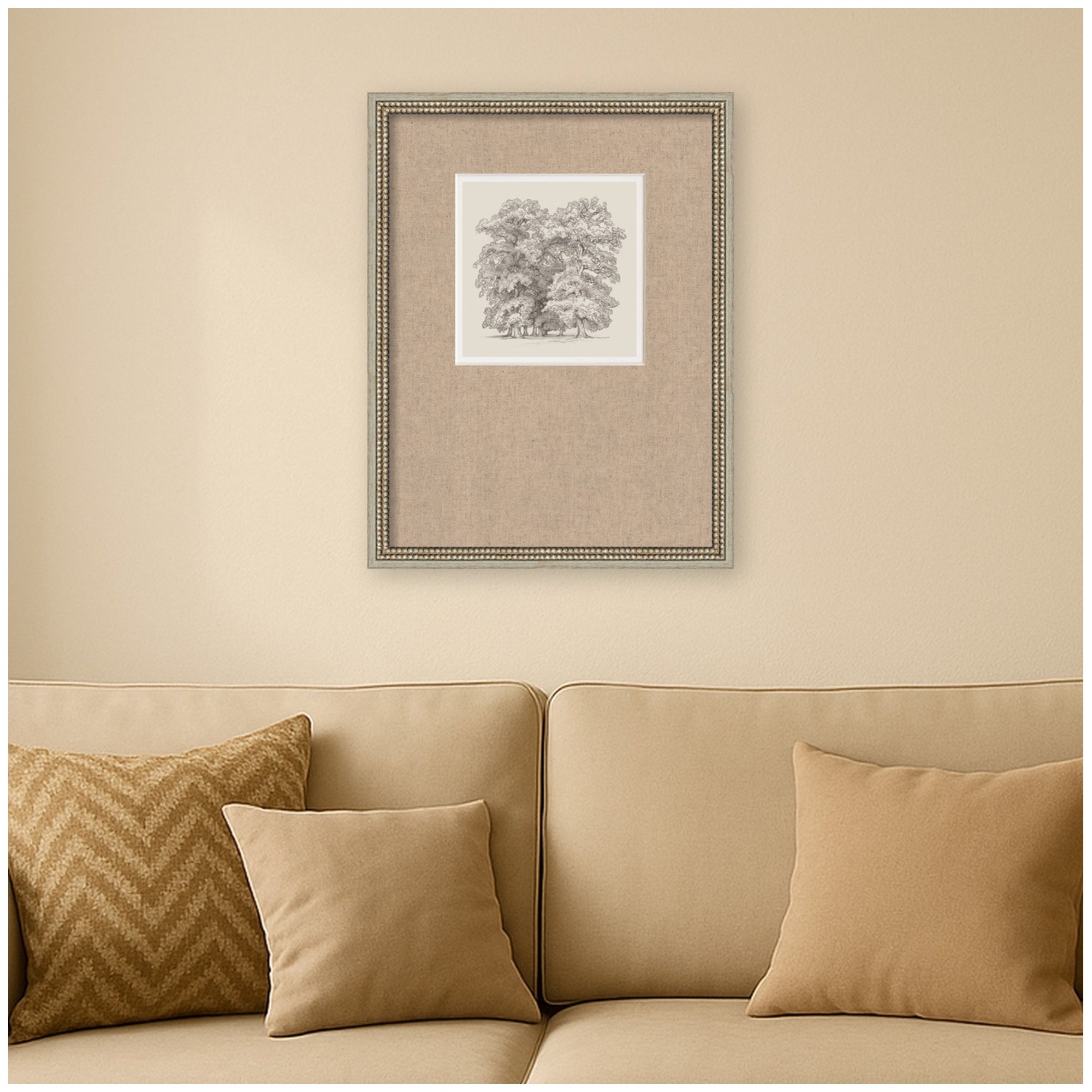Framed Art 20x26 Castellan Silver 7