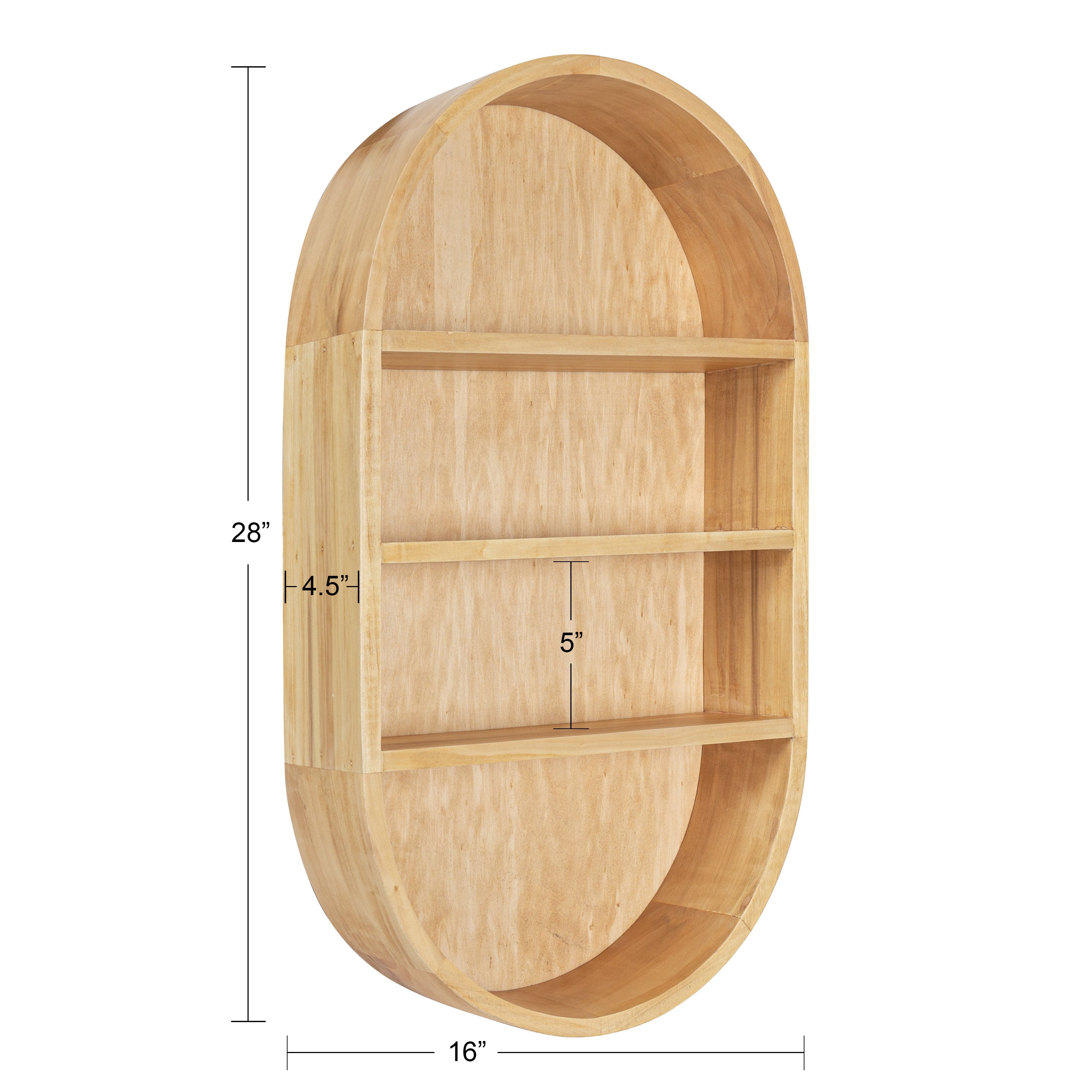 Accent Shelf Natural 16x28 2