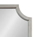Scallop Mirror Silver 24x36 3