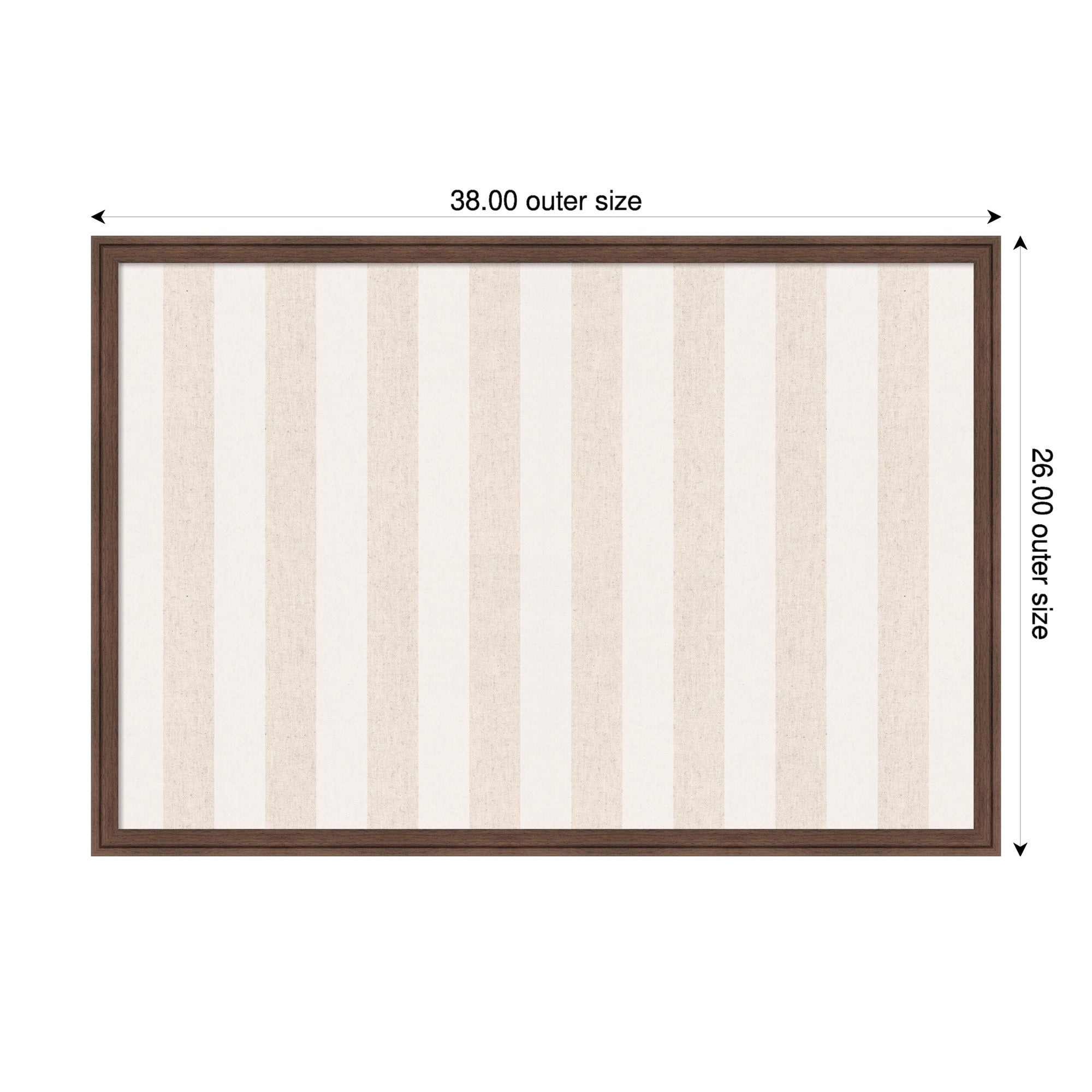 Magnetic Canvas 38x26 Florence Medium Brown 2
