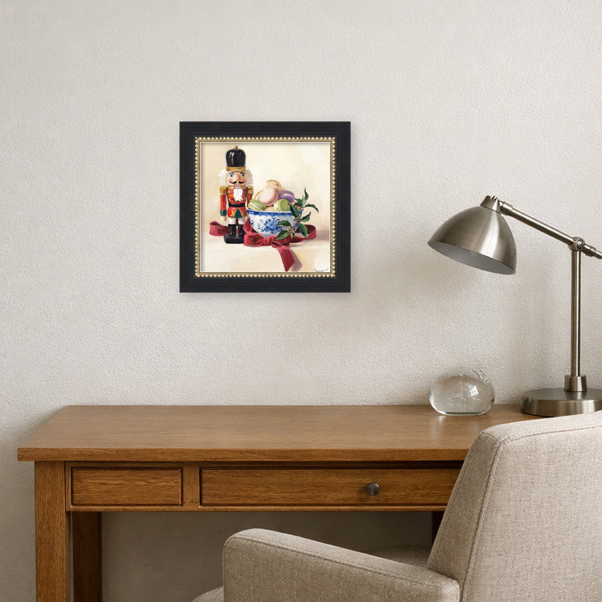 Mounted Canvas Belmont Black 10x10 5