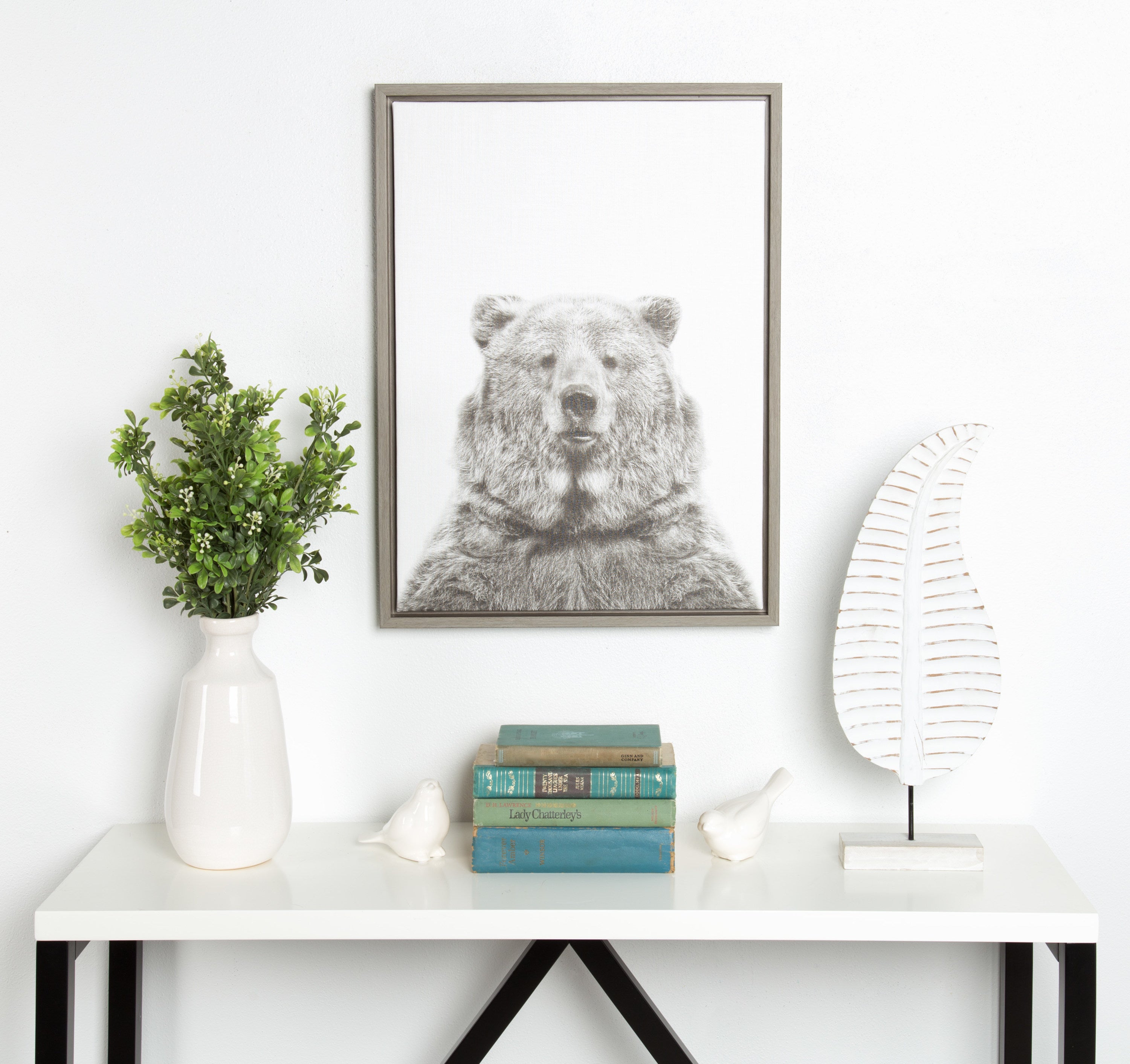 Framed Canvas 18x24 Sylvie Graywash 5